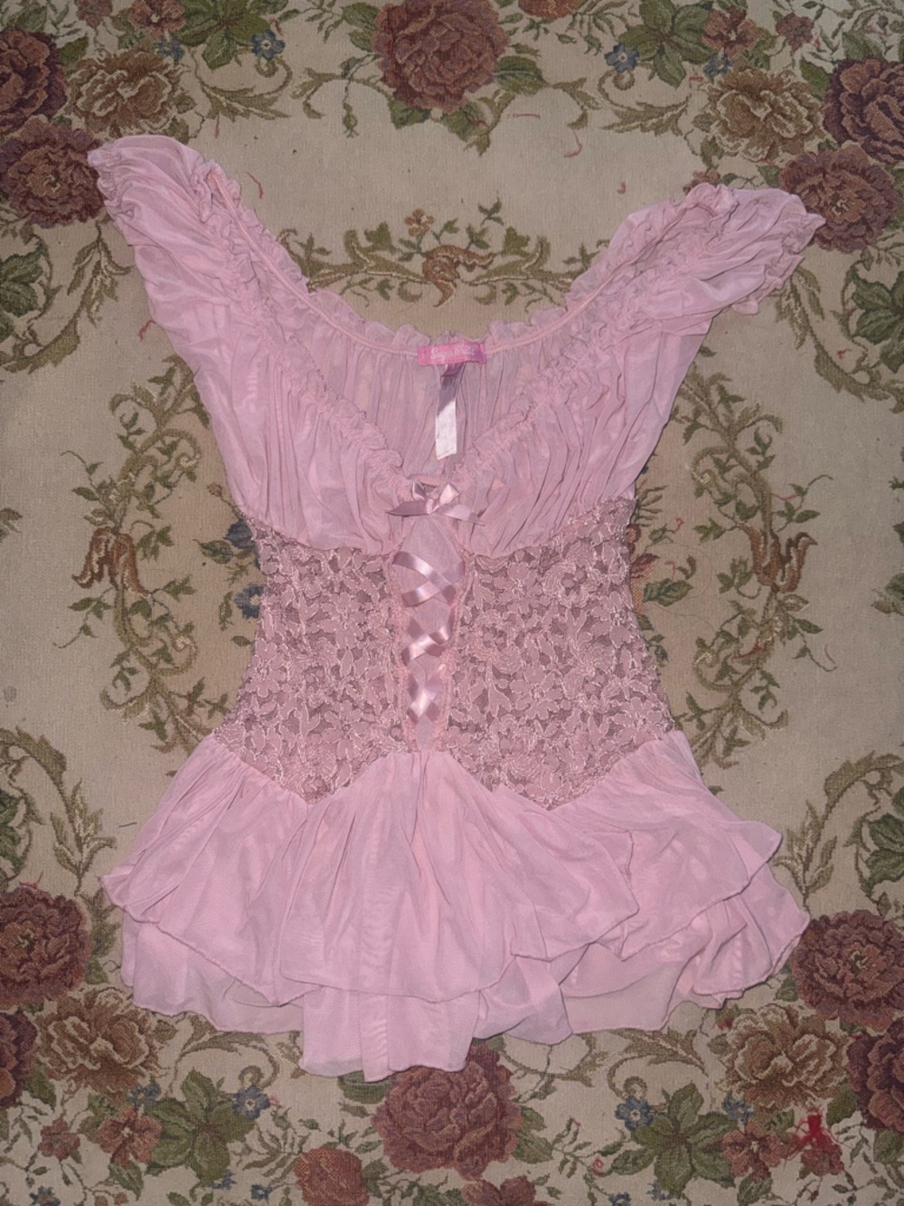 Women’s Pink Lingerie dress